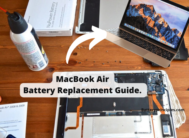MacBook Air Battery Replacement Guide.